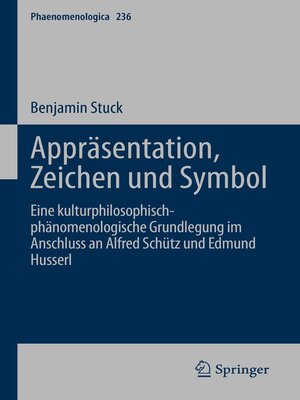 cover image of Appräsentation, Zeichen und Symbol